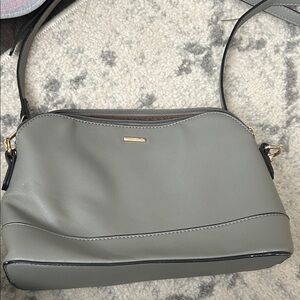 Elegant Gray Handbag